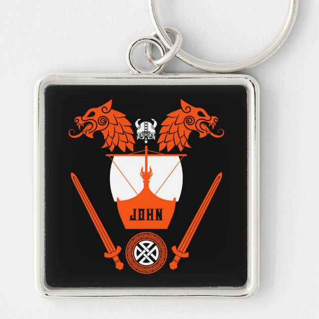 Viking Norsemen Keychain (Front)