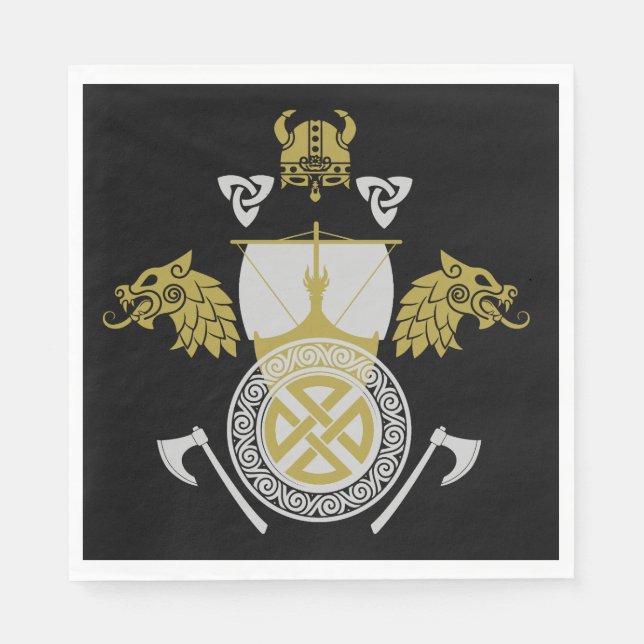 Viking Norsemen Napkins (Front)