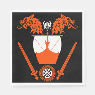 Viking Norsemen Napkins