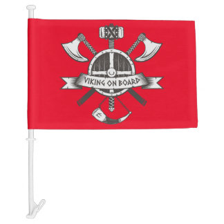 Viking on Board Car Flag