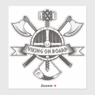 Viking on Board Sticker