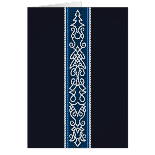 Viking Pattern Blue Cards (Front)
