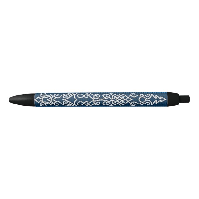 Viking Pattern Blue Pen (Front)