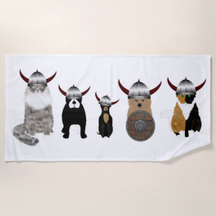 Viking Pets Beach Towel