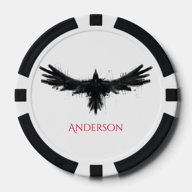 Viking Poker Chips, Personalized  Poker Chips (Front)