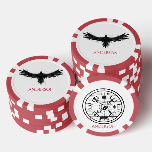 Viking Poker Chips Personalized  Poker Chips