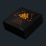Viking Prayer Box<br><div class="desc">Viking Prayer Box... Valknut With Odin's Ravens..</div>