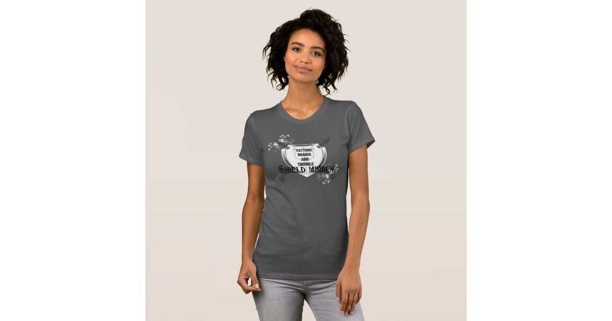 Viking Shieldmaiden T-Shirt, Norse Women's Tee