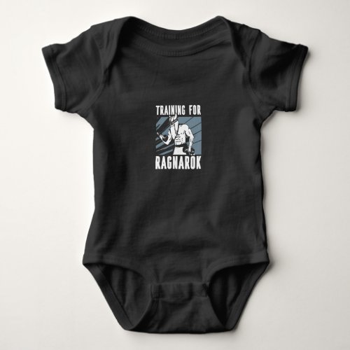 Viking quote baby bodysuit