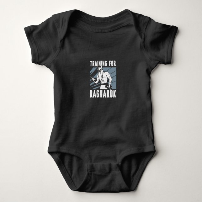 Viking quote baby bodysuit (Front)