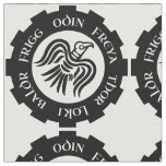 Viking Raven Banner Thor Freya Loki Fabric