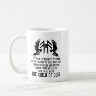 Viking Raven Code Coffee Mug