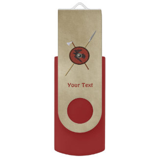 Viking Raven Shield And Weapons Flash Drive