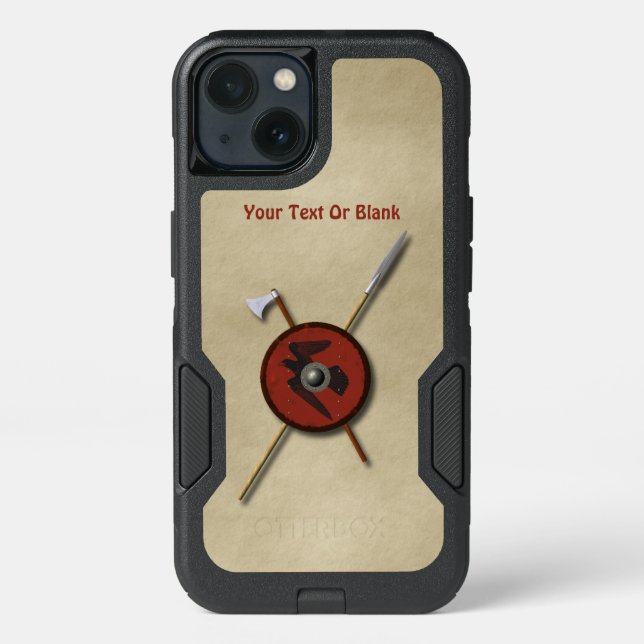 Viking Raven Shield And Weapons Otterbox iPhone Case (Back)