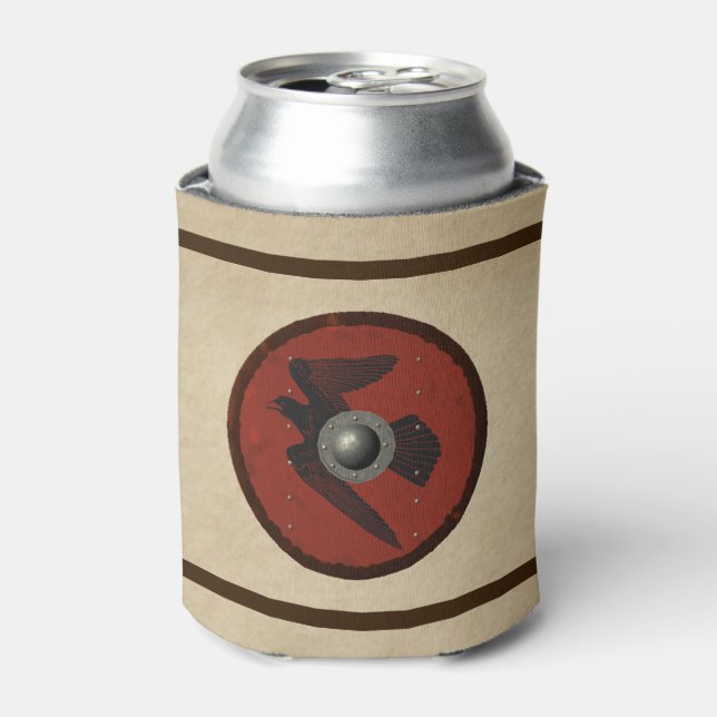 Viking Raven Shield Can Cooler (Can Front)