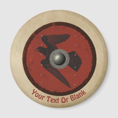 Viking Raven Shield Magnet