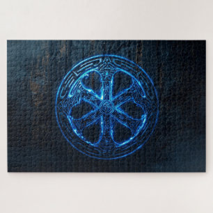 Viking Rune Circle Jigsaw Puzzle