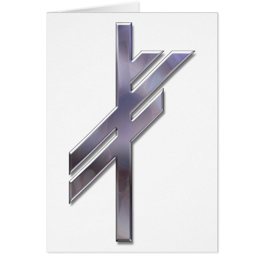 Viking Rune-luck-silver Cards (Front)