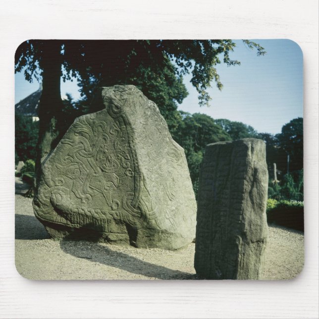 Viking rune stones mouse pad (Front)