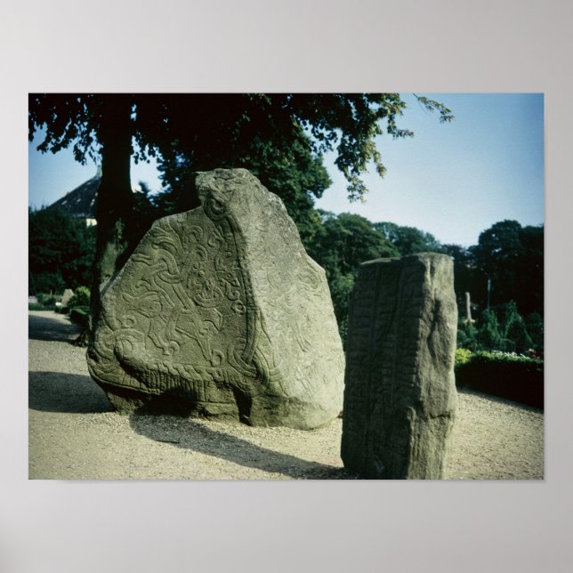 Viking rune stones poster (Front)