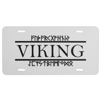Viking Runes License Plates
