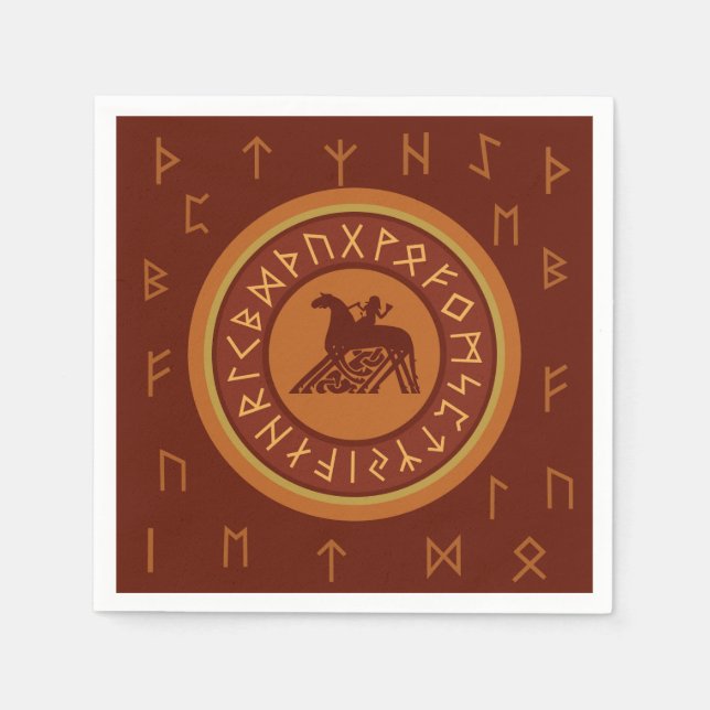 Viking Runes Napkins (Front)
