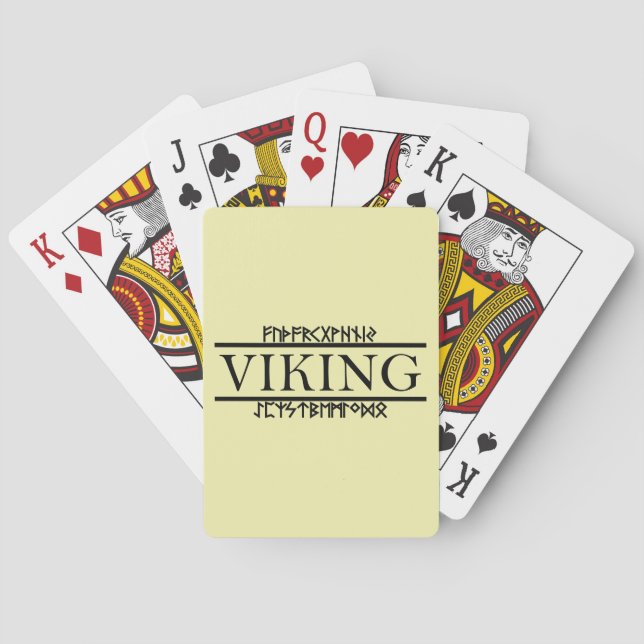 Viking Runes Playing Cards (Back)