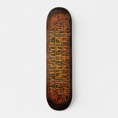 Viking Runes Skateboard