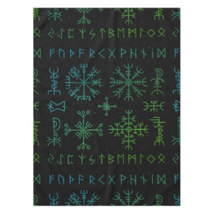 Viking Runes Tablecloth