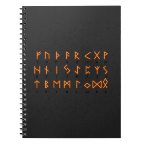 Viking Runic Alphabet Notebook