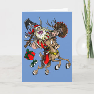 Viking Santa Holiday Card