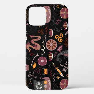 Viking: Seamless, Graphic Design. iPhone 12 Case