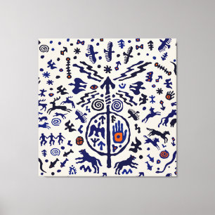 Viking Shaman Ritual Talisman Canvas Print