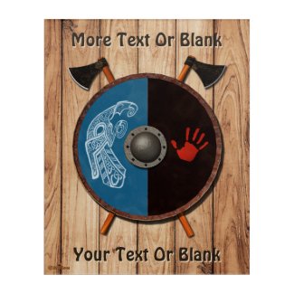 Viking Shield and Axes
