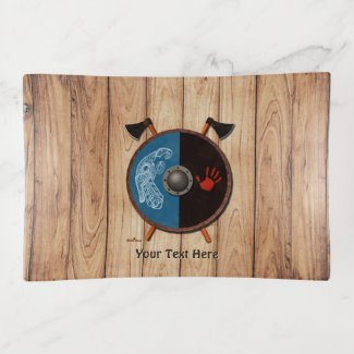 Viking Shield and Axes