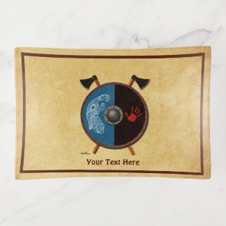 Viking Shield and Axes