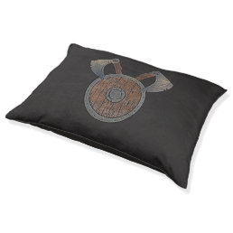 Viking Shield &amp; Axes Dog Bed