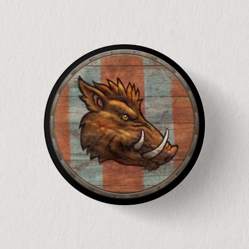 Viking Shield Button _ Boar