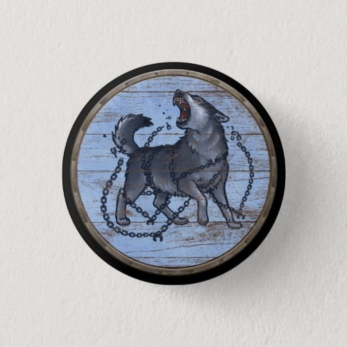 Viking Shield Button _ Fenrir