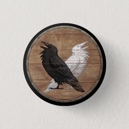 Viking Shield Button _ Odins Ravens