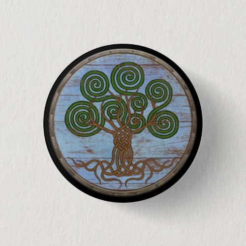 Viking Shield Button _ Yggdrasil