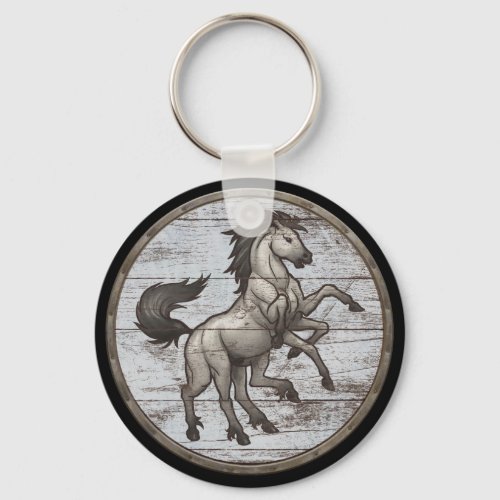 Viking Shield Keychain _ Sleipnir