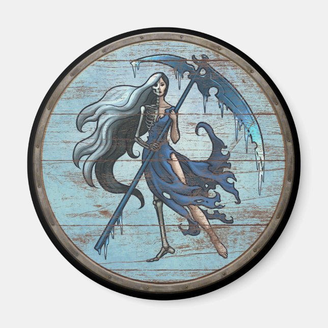 Viking Shield Magnet - Hel (Front)