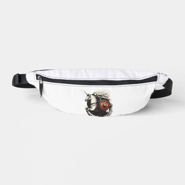 Viking Shield Maiden Unicorn (1) Fanny Pack (Front)