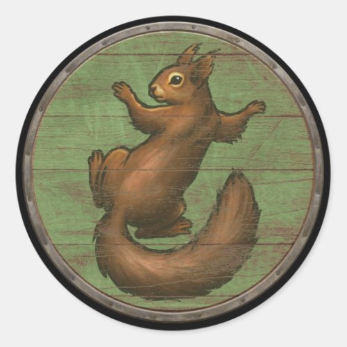 Viking Shield Sticker _ Ratatoskr