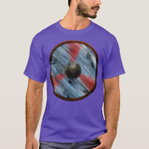 Viking Shield Tri Design Red blue T-Shirt