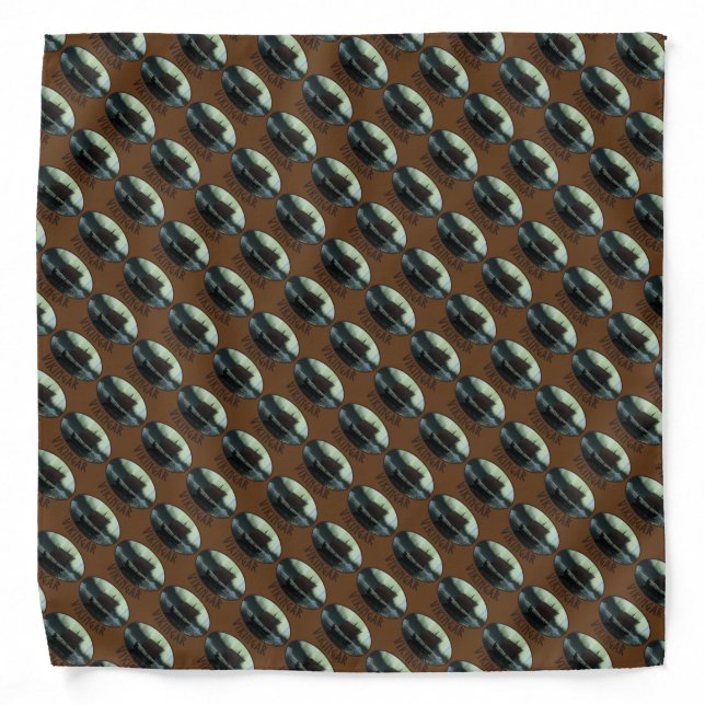 Viking Ship And Northern Lights Bandana (Front)
