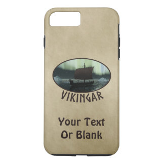 Viking Ship And Northern Lights iPhone 8 Plus/7 Plus Case