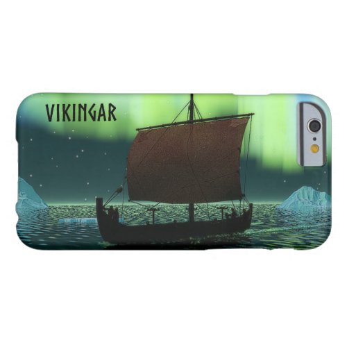 Viking Ship And Northern Lights Barely There iPhone 6 Case