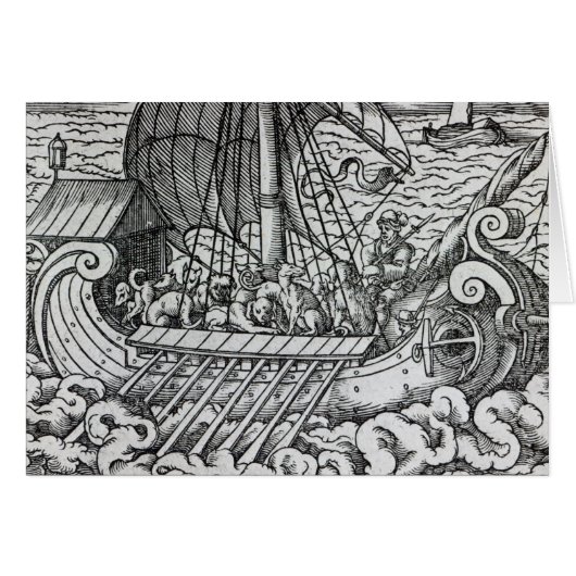 Viking Ship Cards (Front Horizontal)
